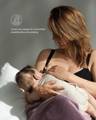 [Magic Black] #en crossover design for comfortable breastfeeding and pumping