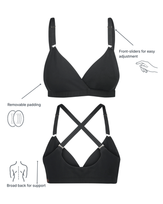 [Magic Black] #en usp's of the adjustable maternity bra