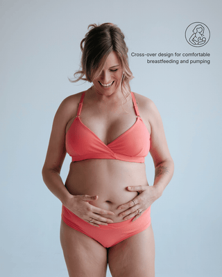 [Sugar Coral] #en crossover design for comfortable breastfeeding and pumping