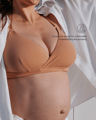 [Caramel Kiss] #en crosover design for comfortable breastfeeding and pumping